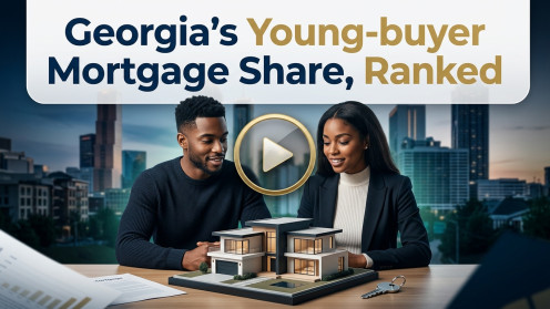Georgia’s Young-Buyer Mortgage Share, Ranked