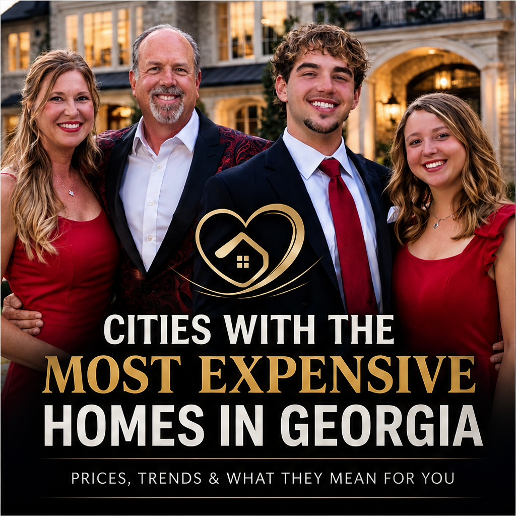 Cities With the Most Expensive Homes in Georgia